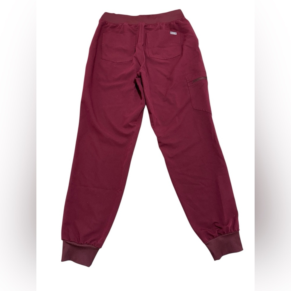 Figs Maroon Technical Collection Zamora Scrub Pants size M - Picture 2 of 4